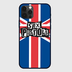 Чехол для iPhone 12 Pro Sex Pistols - панк рок, цвет: 3D-черный