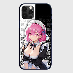 Чехол для iPhone 12 Pro Рам - аниме ре зеро, цвет: 3D-черный