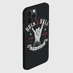 Чехол для iPhone 12 Pro Rock and roll - жест козы, цвет: 3D-черный — фото 2