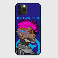 Чехол для iPhone 12 Pro RimWorld персонаж, цвет: 3D-черный