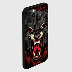 Чехол для iPhone 12 Pro Wolf fantasy, цвет: 3D-черный — фото 2