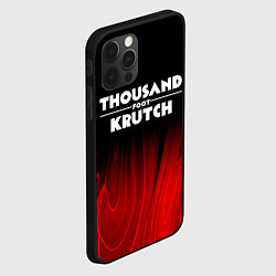 Чехол для iPhone 12 Pro Thousand Foot Krutch red plasma, цвет: 3D-черный — фото 2