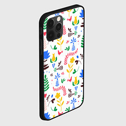 Чехол для iPhone 12 Pro Царство цветов, цвет: 3D-черный — фото 2