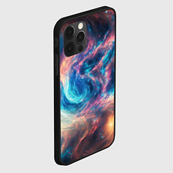 Чехол для iPhone 12 Pro Космические узоры необычные, цвет: 3D-черный — фото 2