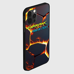 Чехол для iPhone 12 Pro Cyberpunk 2077 phantom liberty logo, цвет: 3D-черный — фото 2