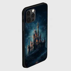 Чехол для iPhone 12 Pro Сказочный замок: арт нейросети, цвет: 3D-черный — фото 2
