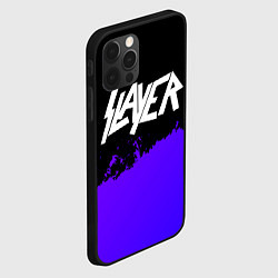 Чехол для iPhone 12 Pro Slayer purple grunge, цвет: 3D-черный — фото 2