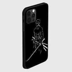 Чехол для iPhone 12 Pro Roronoa Zoro - One Piece, цвет: 3D-черный — фото 2