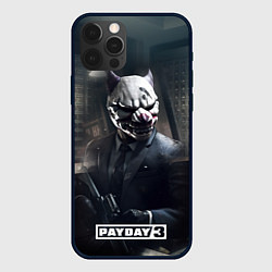 Чехол для iPhone 12 Pro Payday3 bulldog, цвет: 3D-черный