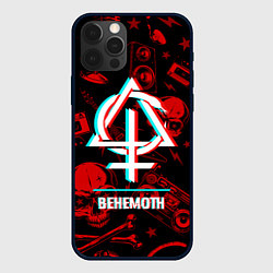 Чехол iPhone 12 Pro Behemoth rock glitch