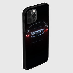 Чехол для iPhone 12 Pro BMW - red eyes, цвет: 3D-черный — фото 2