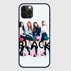 Чехол для iPhone 12 Pro Blackpink girls, цвет: 3D-черный