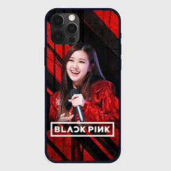 Чехол iPhone 12 Pro Rose Blackpink