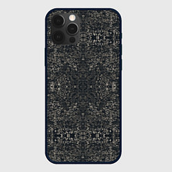 Чехол для iPhone 12 Pro Черная каллиграфия, цвет: 3D-черный
