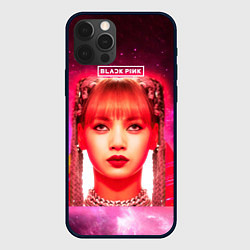 Чехол для iPhone 12 Pro Lisa Blackpink space, цвет: 3D-черный