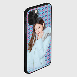 Чехол для iPhone 12 Pro Blackpink Jennie Kim Blackpink winter style, цвет: 3D-черный — фото 2