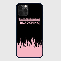 Чехол iPhone 12 Pro Blackpink - flames