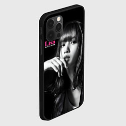 Чехол для iPhone 12 Pro Blackpink Lisa in leather jacket, цвет: 3D-черный — фото 2