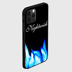 Чехол для iPhone 12 Pro Nightwish blue fire, цвет: 3D-черный — фото 2