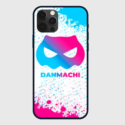 Чехол iPhone 12 Pro DanMachi neon gradient style