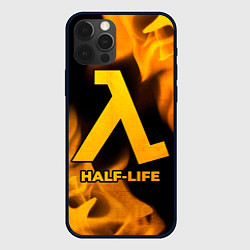 Чехол iPhone 12 Pro Half-Life - gold gradient