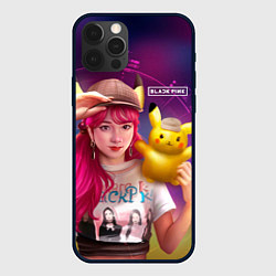 Чехол iPhone 12 Pro Jisoo and Pikachu