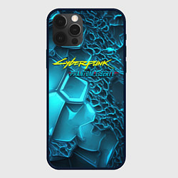 Чехол iPhone 12 Pro Cyberpunk ice logo