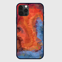 Чехол iPhone 12 Pro Ginger blue pattern