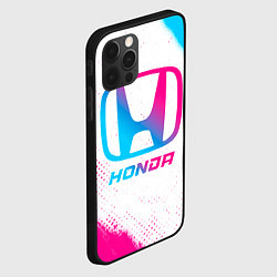 Чехол для iPhone 12 Pro Honda neon gradient style, цвет: 3D-черный — фото 2