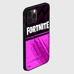 Чехол для iPhone 12 Pro Fortnite pro gaming: символ сверху, цвет: 3D-черный — фото 2