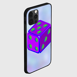 Чехол для iPhone 12 Pro Игральный кубик, цвет: 3D-черный — фото 2