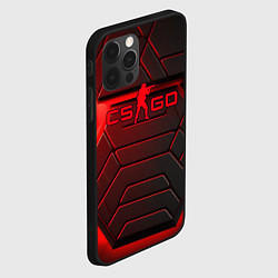 Чехол для iPhone 12 Pro Red neon CS GO, цвет: 3D-черный — фото 2