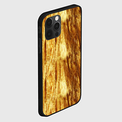 Чехол для iPhone 12 Pro Золотые переливы, цвет: 3D-черный — фото 2