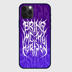 Чехол для iPhone 12 Pro Bring Me The Horizon Lettering, цвет: 3D-черный