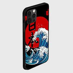 Чехол для iPhone 12 Pro Japan sea, цвет: 3D-черный — фото 2