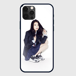 Чехол для iPhone 12 Pro Красотка АйЮ - IU, цвет: 3D-черный