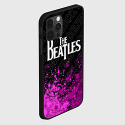 Чехол для iPhone 12 Pro The Beatles rock legends: символ сверху, цвет: 3D-черный — фото 2