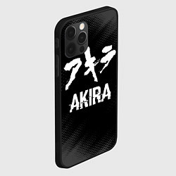 Чехол для iPhone 12 Pro Akira glitch на темном фоне, цвет: 3D-черный — фото 2