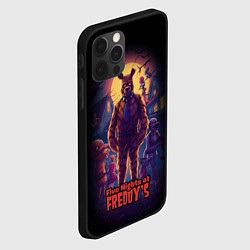 Чехол для iPhone 12 Pro Five Nights at Freddys horror, цвет: 3D-черный — фото 2