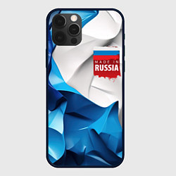 Чехол для iPhone 12 Pro Made in Russia, цвет: 3D-черный