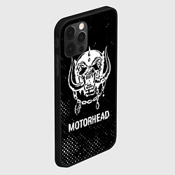 Чехол для iPhone 12 Pro Motorhead glitch на темном фоне, цвет: 3D-черный — фото 2