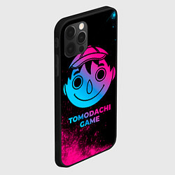 Чехол для iPhone 12 Pro Tomodachi Game - neon gradient, цвет: 3D-черный — фото 2