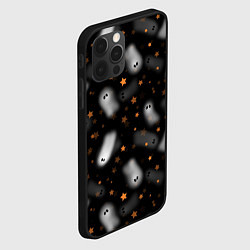 Чехол для iPhone 12 Pro Милые привидения - паттерн, цвет: 3D-черный — фото 2