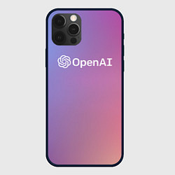Чехол для iPhone 12 Pro OpenAI, цвет: 3D-черный