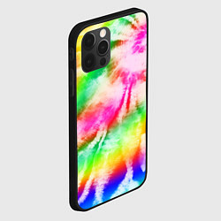 Чехол для iPhone 12 Pro Красивый тай дай, цвет: 3D-черный — фото 2