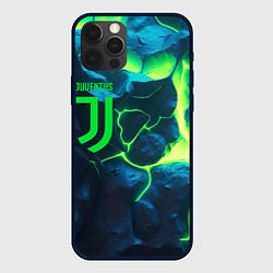 Чехол iPhone 12 Pro Juventus green neon