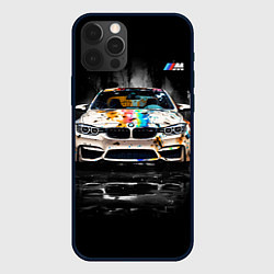 Чехол для iPhone 12 Pro BMW Креативный тюнинг, цвет: 3D-черный