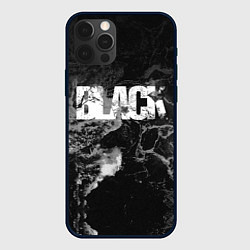 Чехол для iPhone 12 Pro Black - abstract, цвет: 3D-черный