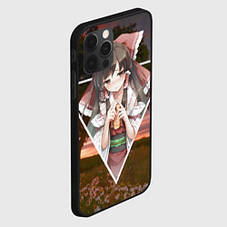 Чехол для iPhone 12 Pro Touhou Project Reimu, цвет: 3D-черный — фото 2