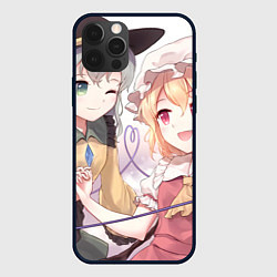 Чехол iPhone 12 Pro Touhou Project Койши Комейдзи и Фландр Скарлет